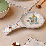 Stripe & Stem Handpainted Ceramic Spoon Rest | The Wishing Chair