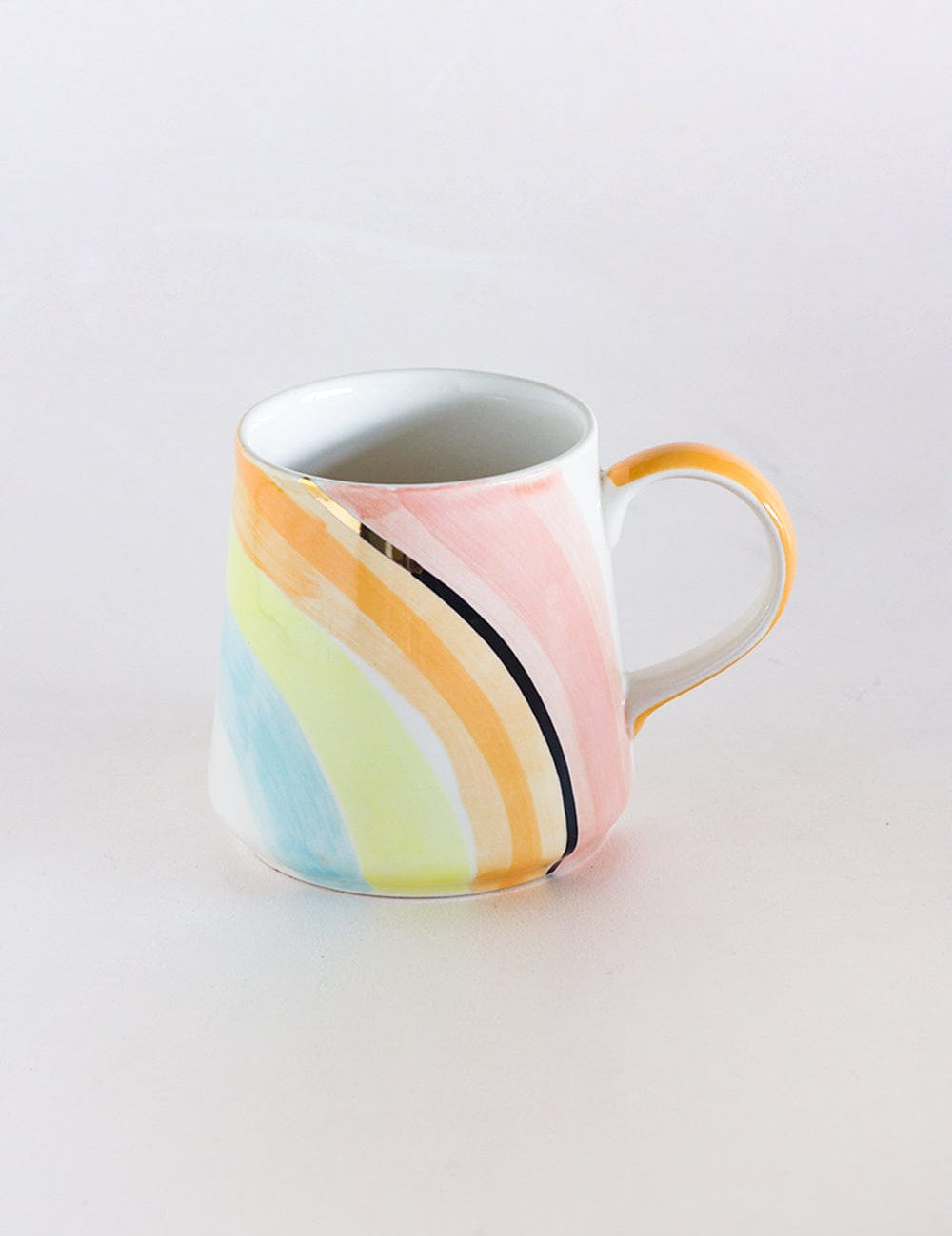 Stripes - Serenity Stripes Handpainted Ceramic Mug