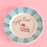 Sugar Rush Handpainted Ceramic Dessert Plate 16.5 Cm