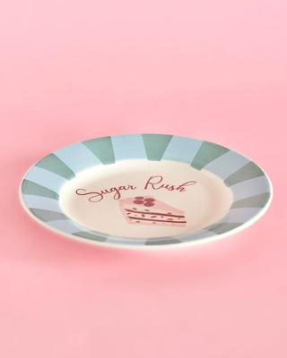 Sugar Rush Handpainted Ceramic Dessert Plate 16.5 Cm