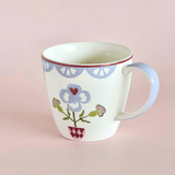 Sundrop Handpainted Ceramic Coffee Mug With Lid 385 ml