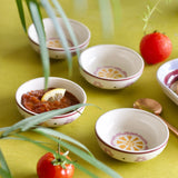 Sundrop Handpainted Ceramic Nut Bowl - Set of 4