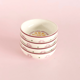 Sundrop Handpainted Ceramic Nut Bowl - Set of 4