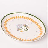 Sundrop Handpainted Ceramic Oval Plate 30 cm