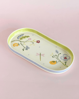 Sundrop Handpainted Ceramic Oval Platter