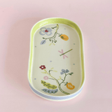 Sundrop Handpainted Ceramic Oval Platter