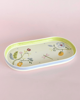 Sundrop Handpainted Ceramic Oval Platter