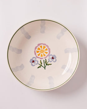 Sundrop Handpainted Ceramic Pasta Bowl 21cm