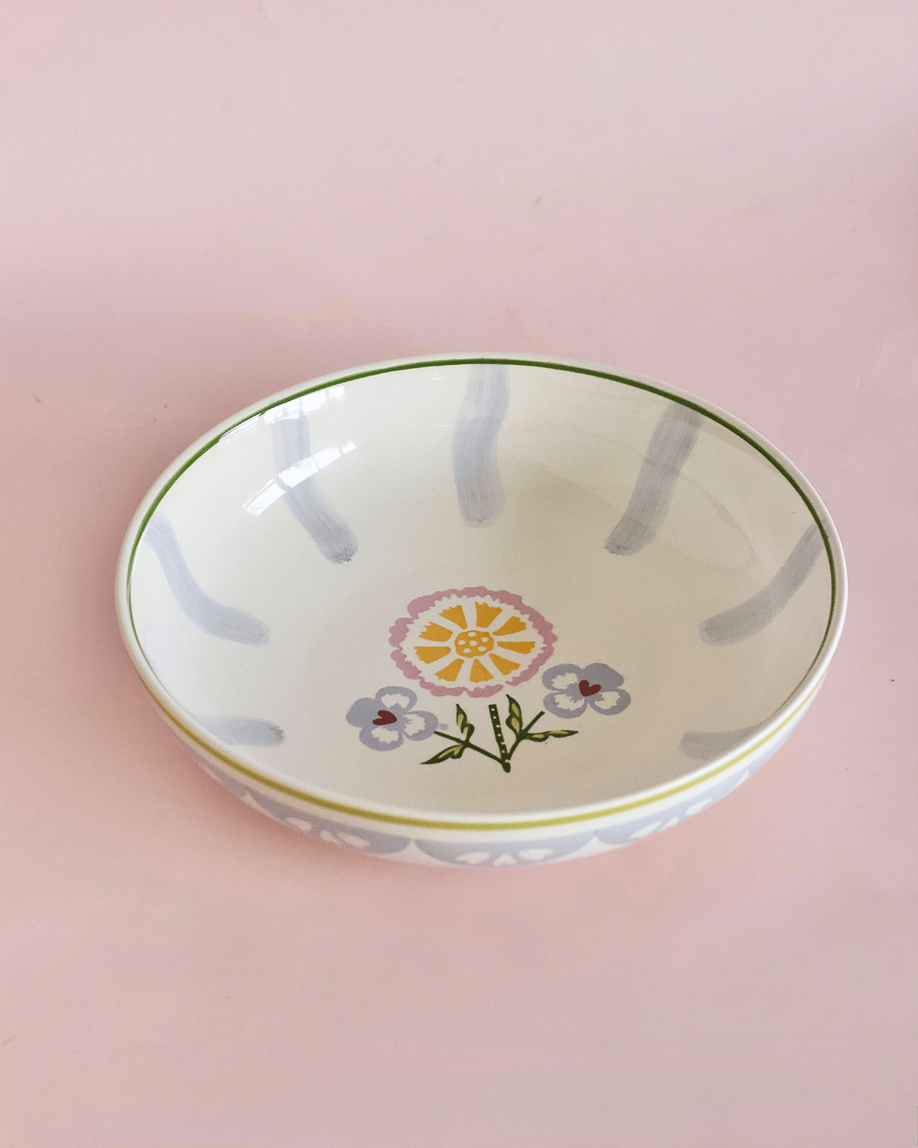 Sundrop Handpainted Ceramic Pasta Bowl 21cm | The Wishing Chair