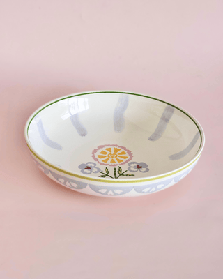 Sundrop Handpainted Ceramic Pasta Bowl 21cm