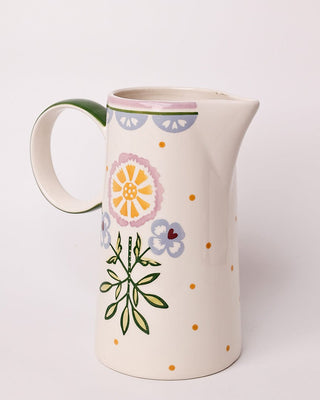Sundrop Handpainted Ceramic Pitcher
