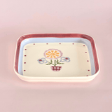 Sundrop Handpainted Ceramic Square Platter 20.5 cm