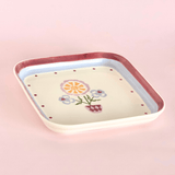 Sundrop Handpainted Ceramic Square Platter 20.5 cm
