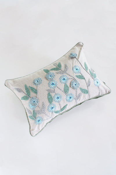 Sweet Stems Embroidered Cushion Cover