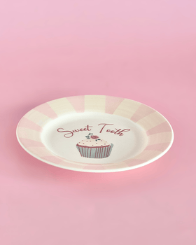 Sweet Tooth Handpainted Ceramic Dessert Plate 16.5 Cm