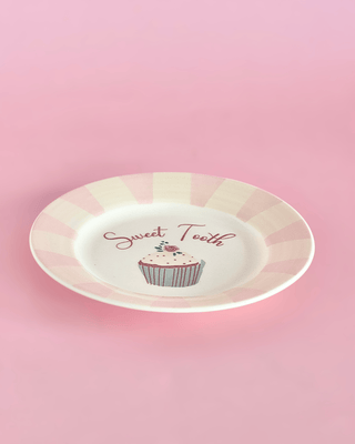 Sweet Tooth Handpainted Ceramic Dessert Plate 16.5 Cm