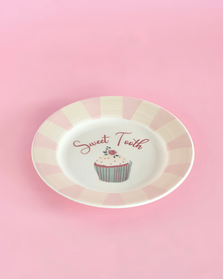 Sweet Tooth Handpainted Ceramic Dessert Plate 16.5 Cm