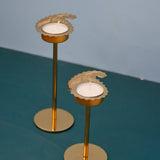 Swirl Tealight Holders with Stand Gift Box - Set of 2