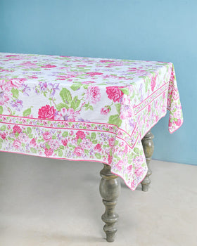 table cover April Cornell  Everlasting Ecru Breakfast Cloth / 8 Seater