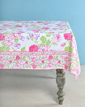 table cover April Cornell  Everlasting Ecru Breakfast Cloth / 8 Seater