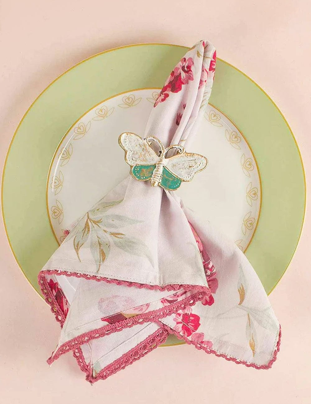 Table Line & Accessories Batty The Butterfly Napkin Ring  Set of 6