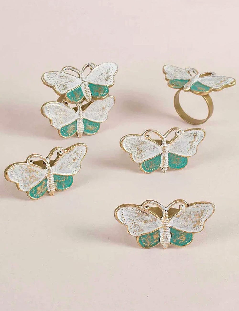 Table Line & Accessories Batty The Butterfly Napkin Ring  Set of 6