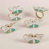 Table Line & Accessories Batty The Butterfly Napkin Ring  Set of 6