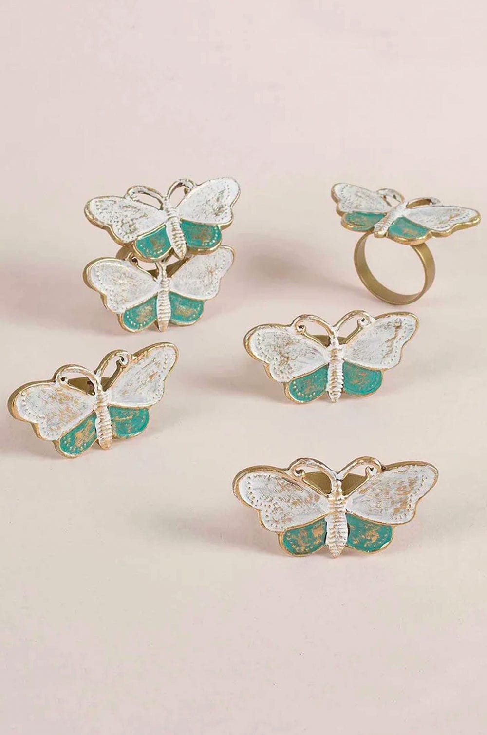 Table Line & Accessories Batty The Butterfly Napkin Ring  Set of 6