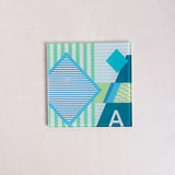 Table linen & Accessories Ace Toughened Glass Coasters - Set of 4 - Green