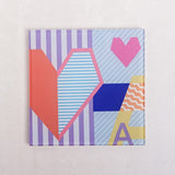 Table linen & Accessories Ace Toughened Glass Coasters - Set of 4 - Pink