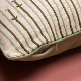 Tall Grass Embroidered Cushion Cover