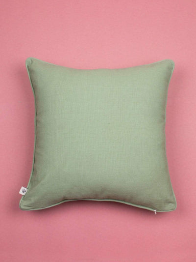 Tall Grass Embroidered Cushion Cover