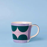 Tea cups & coffee mugs Amelia Hand painted Chai Mugs - Set Of 4