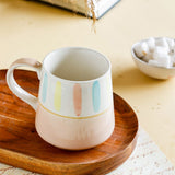 Tea cups & coffee mugs Beige - Coral Splash Hand painted Ceramic Mug