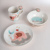 Tea cups & coffee mugs Ellie Handpainted Breakfast Set of 3