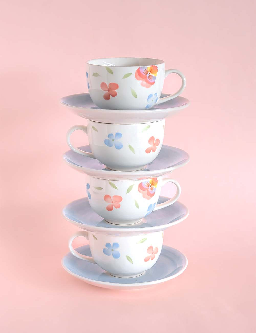 Tea cups & coffee mugs Forest Dreamscape Cup Saucer - Set of 4