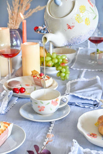 Forest Dreamscape cups and saucers set of 4 by The Wishing Chair