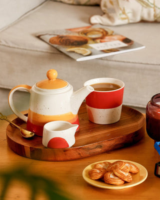 Tea cups & coffee mugs Handpainted Ceramic Tea for One