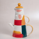 Tea cups & coffee mugs Handpainted Ceramic Tea for One