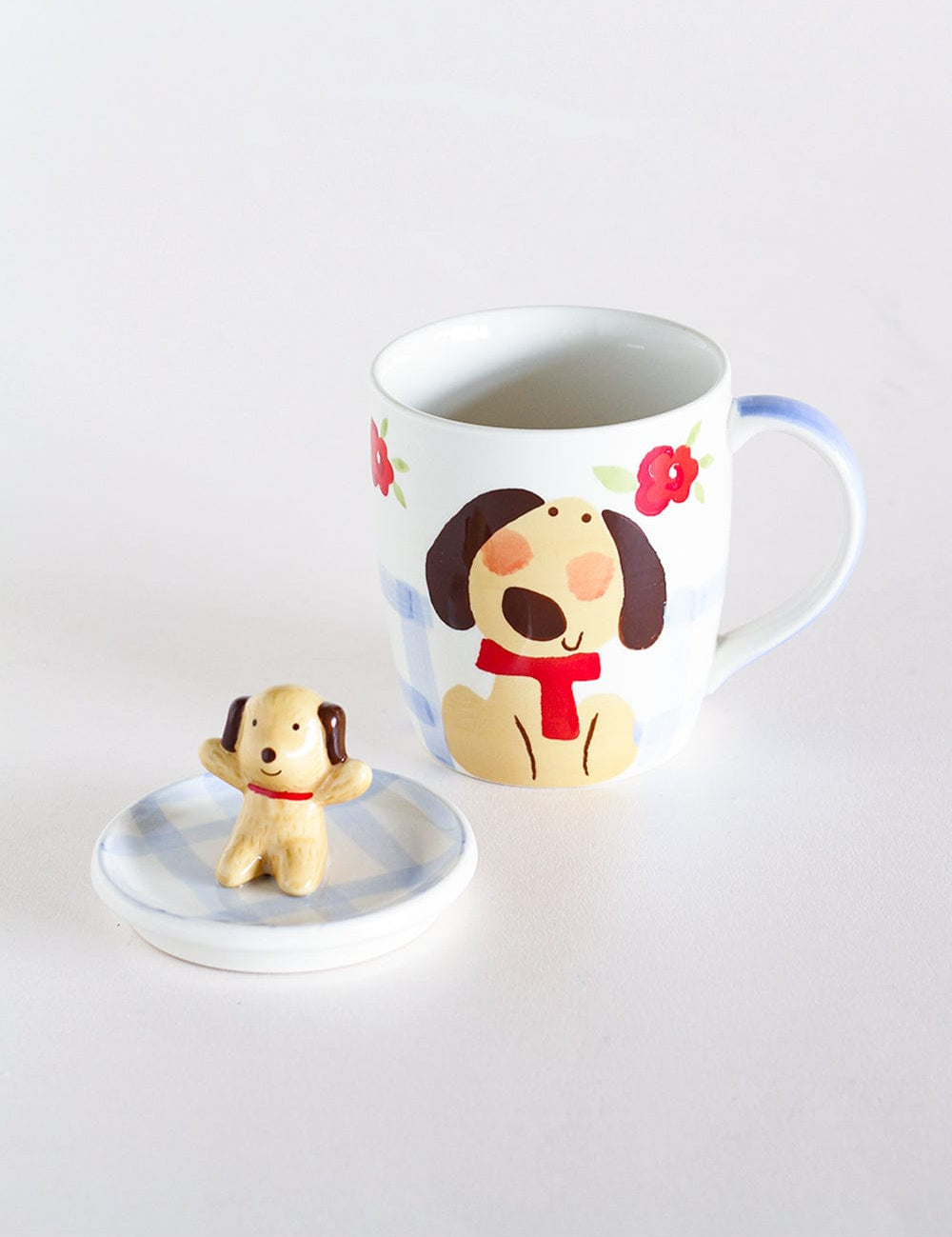 Tea cups & coffee mugs Hey Buddy Handpainted Hot Choco Mug with lid