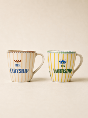 Tea cups & coffee mugs His & Her Lordship Mugs Set of 2