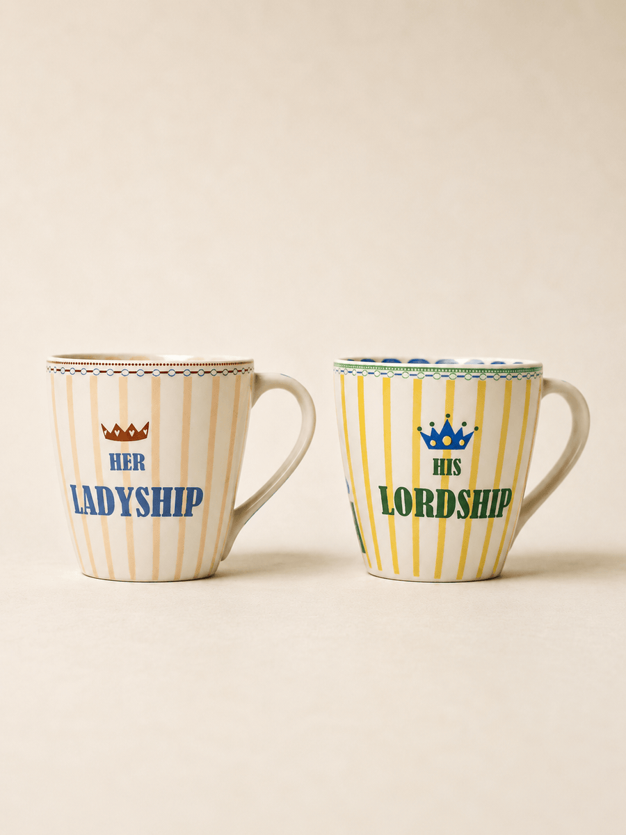 Tea cups & coffee mugs His & Her Lordship Mugs Set of 2