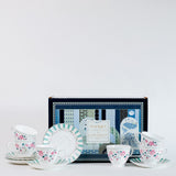 Tea cups & coffee mugs Magique by The Wishing Chair: Portrait of a Rose Tea Cups & Saucers - Set of 6
