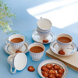 Tea cups & coffee mugs Magique by The Wishing Chair:River of Flowers Tea Cups & Saucers - Set of 6