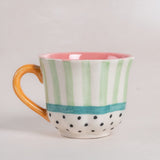 Tea cups & coffee mugs Masquerade Ceramic Teacups and Saucers - Set of 2 | The Wishing Chair