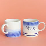 Tea cups & coffee mugs Mr. & Mrs. Handpainted Ceramic Mugs - Set of 2