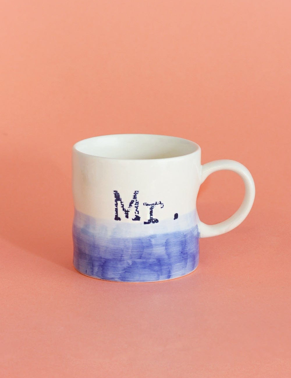 Tea cups & coffee mugs Mr. & Mrs. Handpainted Ceramic Mugs - Set of 2