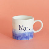Tea cups & coffee mugs Mr. & Mrs. Handpainted Ceramic Mugs - Set of 2