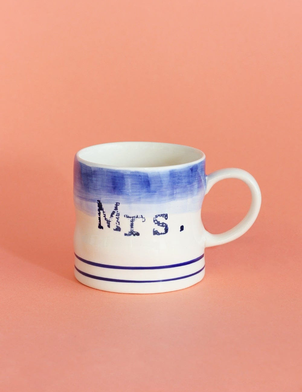 Tea cups & coffee mugs Mr. & Mrs. Handpainted Ceramic Mugs - Set of 2