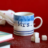 Tea cups & coffee mugs Mrs. Handpainted Ceramic Mug